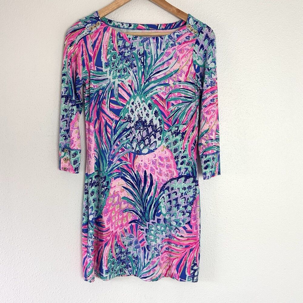 Lilly Pulitzer Sophie Dress UPF 50+  XS Gypset Paradise $138